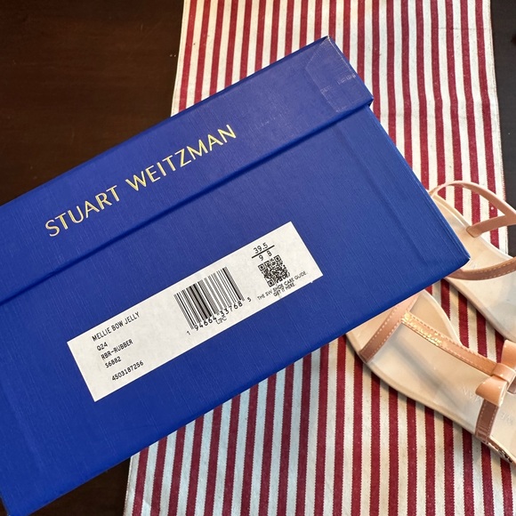 NEW Stuart Weitzman Mellie Bow Jelly Sandal - Picture 6 of 7